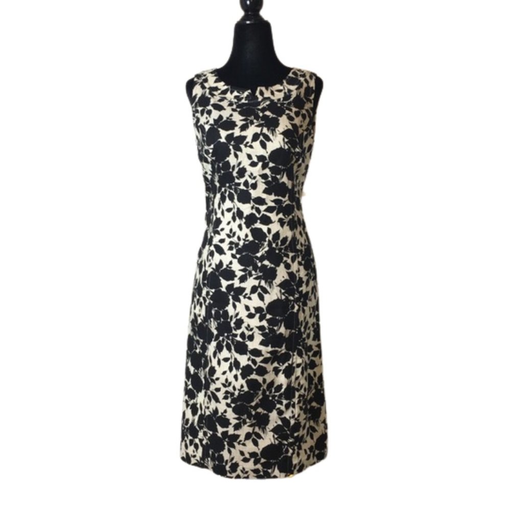 Black Floral Talbots Dress